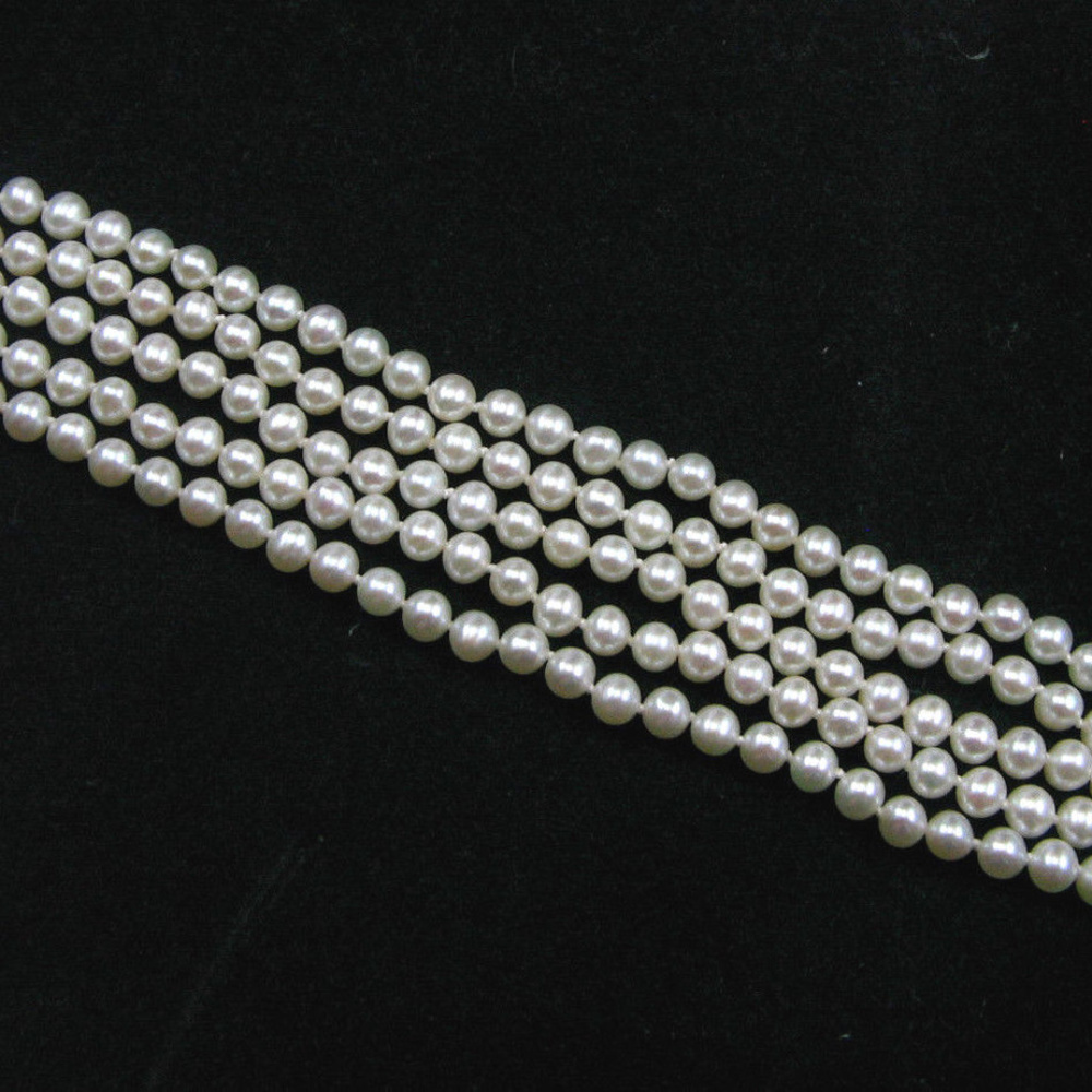 NEW Tiffany & Co Sterling 5 Strand Pearl Bracelet
